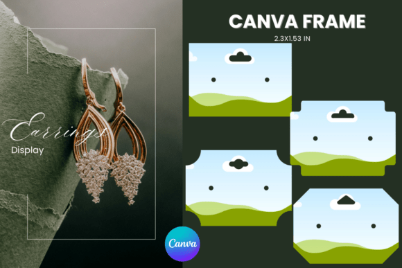 Earring Card Display Canva Frame Jewelry Review