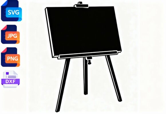Easel SVG DXF JPG PNG Art Display Stand Graphics and Crafts Review