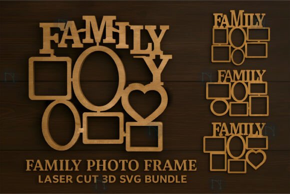 Family Photo Frame Laser Cut SVG Bundle Review