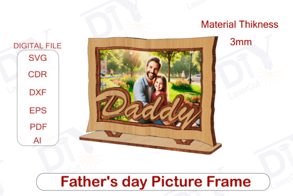 Father S Day Picture Frame: Laser Cutting Asset Review