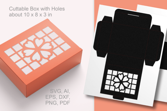 Floret Cutout Rectangular Box Template: Laser Cutting Design Review