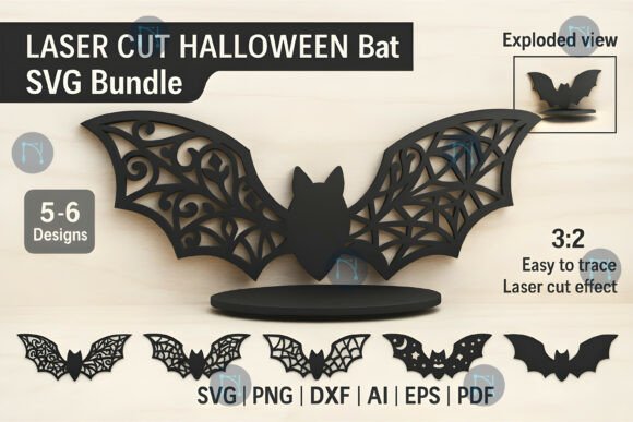 Laser Cut HALLOWEEN Bat SVG Bundle Review