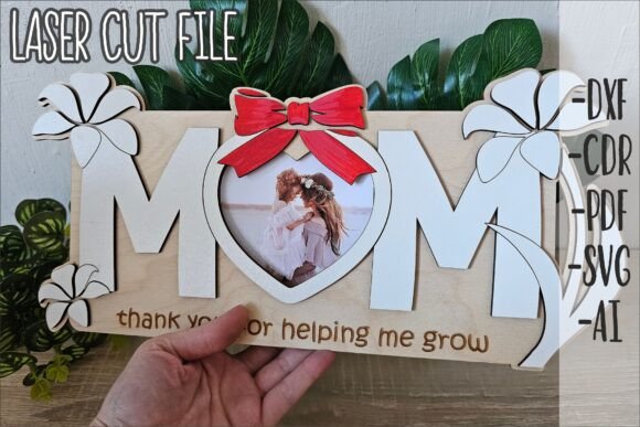 Mom Frame SVG Laser Cut File Review