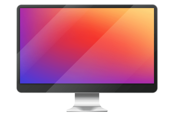 Realistic Monitor. Display Mockup. Web S Graphics and Illustrations