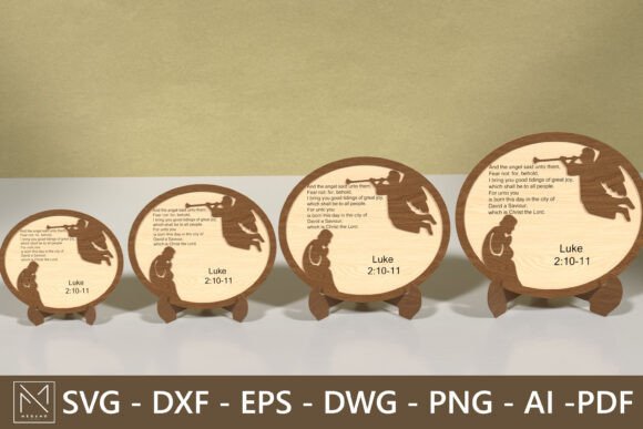 Religious Wooden Plaque -Faith Laser Cut for Ornaments