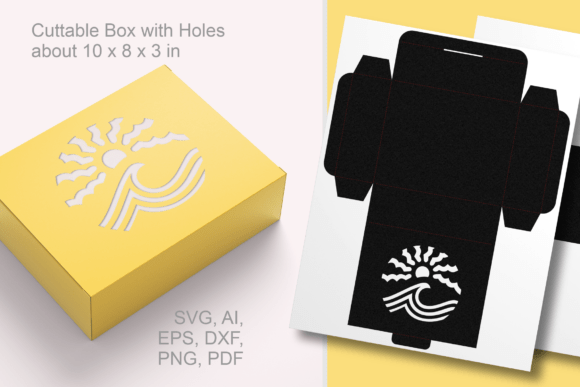 Sea Wave and Sun Rectangular Gift Box: Laser Cutting Boxes Review